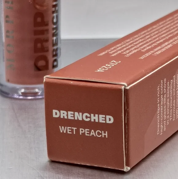 5 For $25 Item🌸 Morphe Dripglass Drenched Lip Gloss shade WET PEACH - Picture 5 of 5